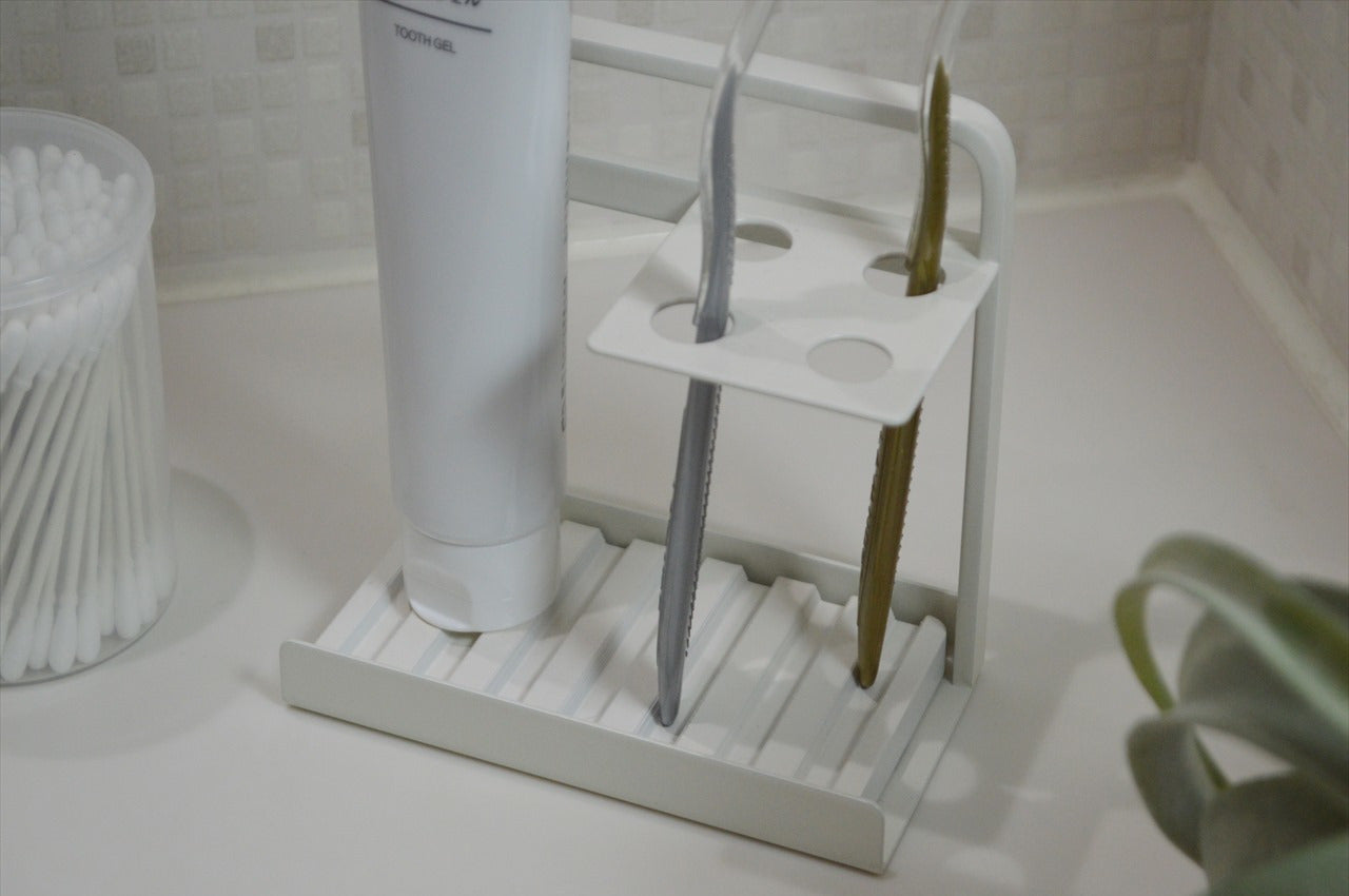COLLEND　コレンド<br>Toothbrush Stand With Dry Tray　歯ブラシスタンド（ドライトレイ付）　歯ブラシ立て　ハブラシスタンド　ハブラシ立て